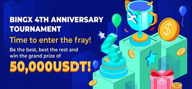 Come Celebrate Four Years of BingX With Four Weeks Of Rewards Worth over $50,000 USDT!