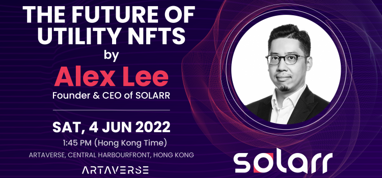 SOLARR CEO Alex Lee to Speak at Artaverse in Hong Kong