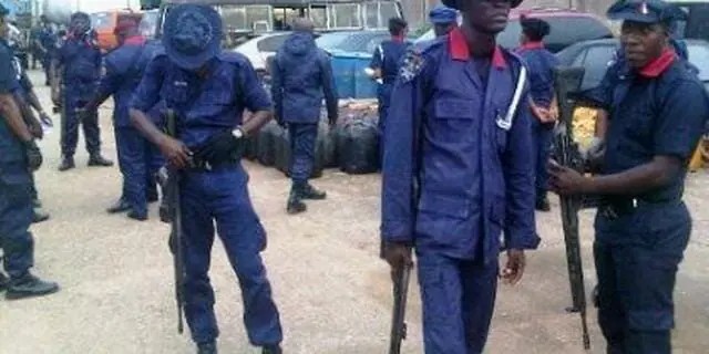 NSCDC Parades Electricity Cable Vandals In Ebonyi