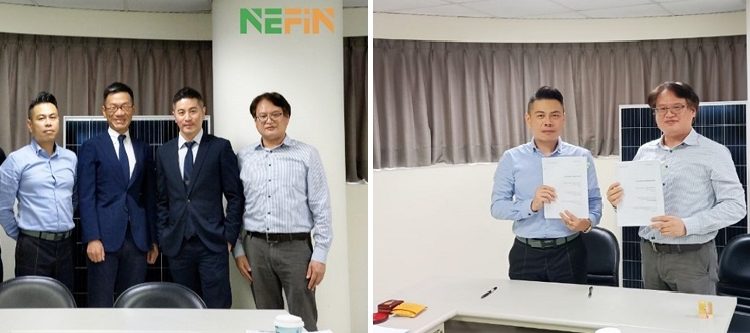 NEFIN Group Signs Binding Agreement With Solarlink For Large Scale Solar Development Project In Taiwan