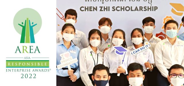 ‘Chen Zhi Scholarship’ flagship programme of Prince Foundation, bags the prestigious Asia Responsible Enterprise Award (AREA)