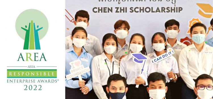 ‘Chen Zhi Scholarship’ flagship programme of Prince Foundation, bags the prestigious Asia Responsible Enterprise Award (AREA)