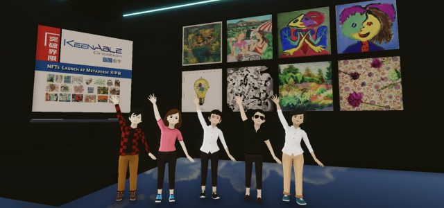 “KeenAble Creation” Debut NFTs Launch  Live Press Conference at a 2-Level Gallery in METAVERSE