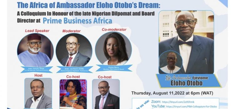 Prime Business Africa Holds Colloquium For Late Board Director, Amb. Eloho Otobo August 11