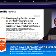Nasal-spraying LiveSpo NAVAX: Probiotics of the next generation for respiratory infections