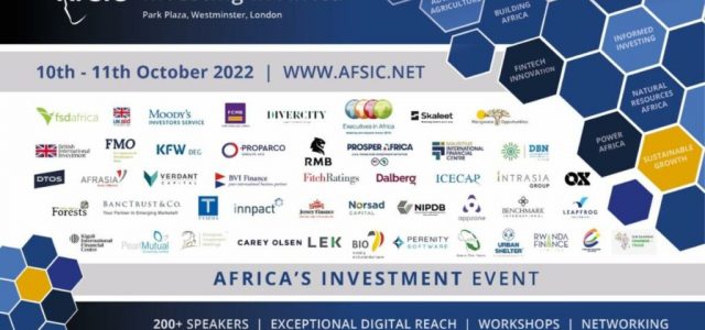 The Investing in Africa Event not to be missed 10th and 11th October, London, UK
