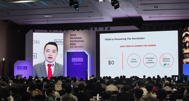 TRON Founder Justin Sun Speaks at UDC: TRON Ecosystem Leads the Way to Web 3.0 with Its User Base Expectedly Growing to Compete with Ethereum Next Year