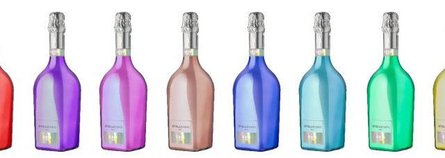 OTELLO CECI BRUT：The brut sparkling wine from the Ceci winery is enveloped in a riot of colours