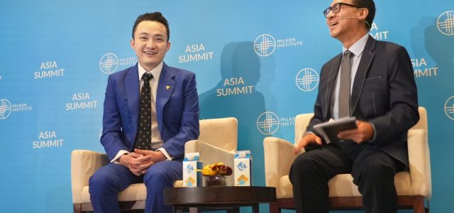 TRON Founder Justin Sun Attends Milken Institute Asia Summit, Presenting TRON’s Vision on Inclusive Finance