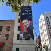 TRON Founder Justin Sun and Stablecoin USDD Appear in Financial District, San Francisco