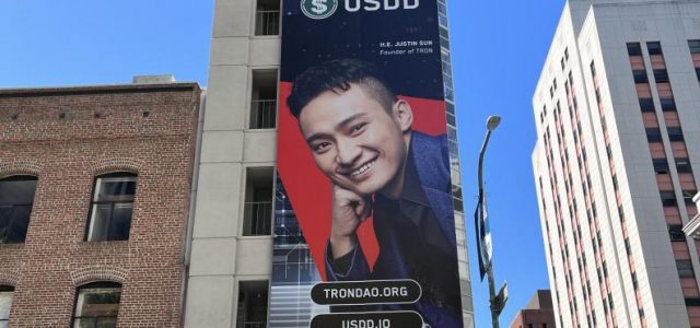 TRON Founder Justin Sun and Stablecoin USDD Appear in Financial District, San Francisco