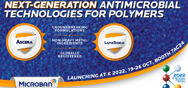 K-Show 2022: Microban International launches next-generation technologies for polymers