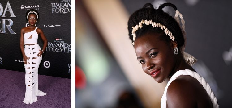 De Beers’ Global Ambassador Lupita Nyong’o  Shines In De Beers Jewellers At The World Premiere Of Black Panther: Wakanda Forever In Los Angeles