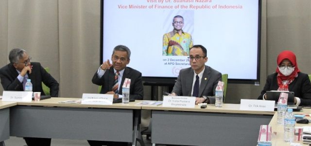 APO Secretary-General and Indonesian Vice Minister of Finance Exchange Ideas on Enhancing Labor Productivity