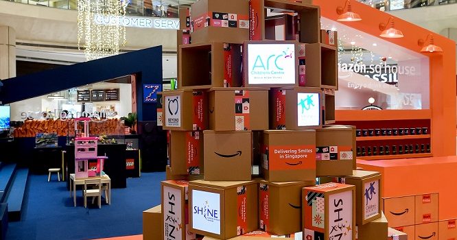 Amazon Singapore delivers smiles to children, ramping up support for the local community
