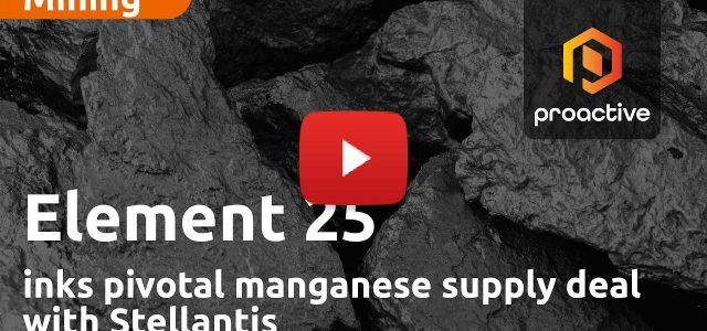 Element 25 inks pivotal manganese supply deal with Stellantis