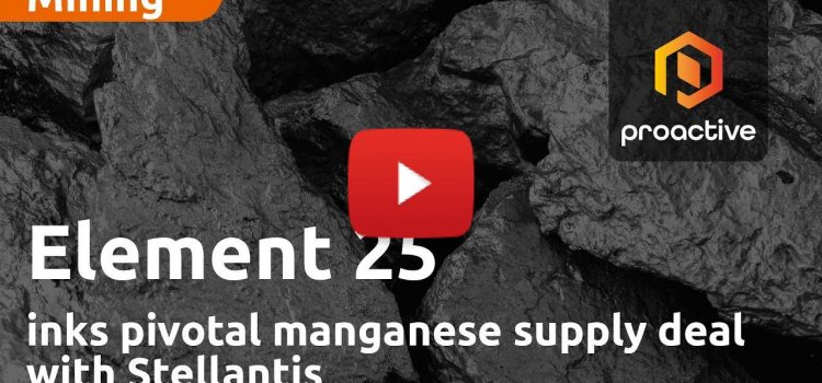 Element 25 inks pivotal manganese supply deal with Stellantis