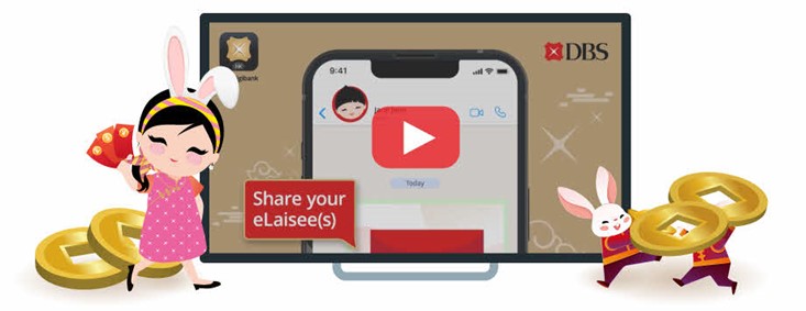 “Send more, Earn more” – DBS launching eLaisee function to spread Chinese New Year blessings