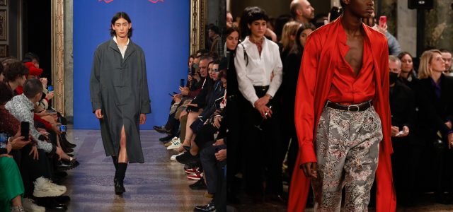 SHANGHAI TANG makes menswear runway debut at the 2023 Fall/Winter Milan Fashion Week