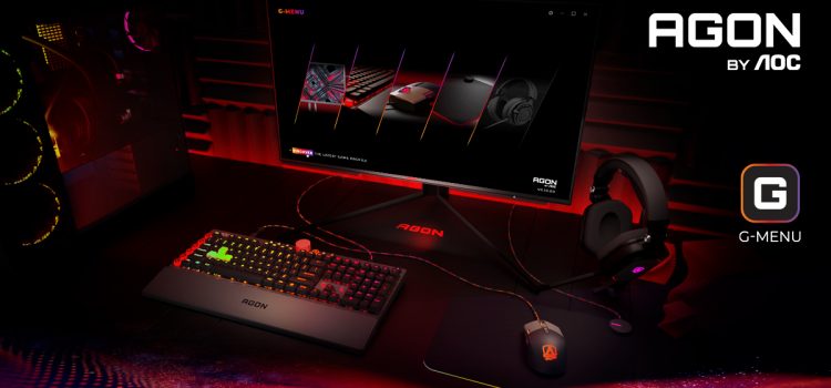 Take charge with G-Menu from AGON by AOC – One application to manage all AGON by AOC monitors and peripherals