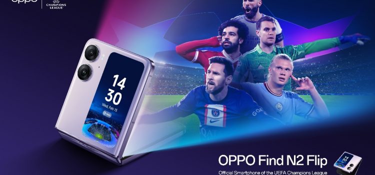 OPPO Globally Launched Its New Find N2 Flip, Official Smartphone of the UEFA Champions League