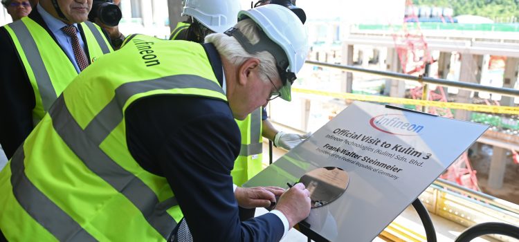 German President Steinmeier visits Infineon site in Kulim, Malaysia; New exhaust air purification system will significantly improve Infineon’s positive climate footprint