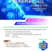 FinTech Olympiad Competition: Registration is Now Open Encouraging Tertiary Students to Propose FinTech-enabled Social Innovations  that Help Solve Real-World Problems