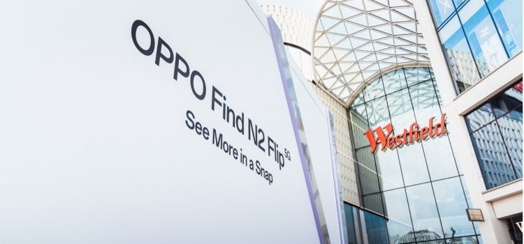 OPPO Scores Pop-up Store in London for Find N2 Flip, Official Smartphone of UEFA Champions League