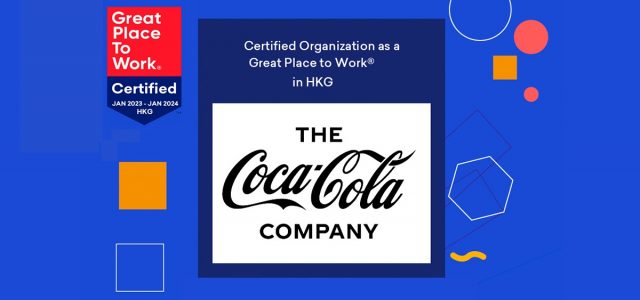 Coca-Cola Hong Kong certified as a Great Place to Work®