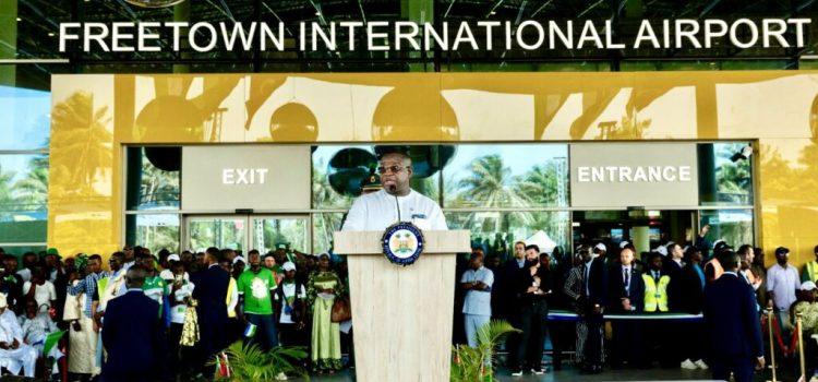 President Bio breaks over three-decades-old jinx with the construction of a brand-new airport in Sierra leone  