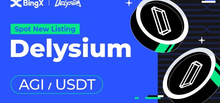 BingX lists Delysium (AGI) with New Listing Events with prize pool of over $30,000 USDT