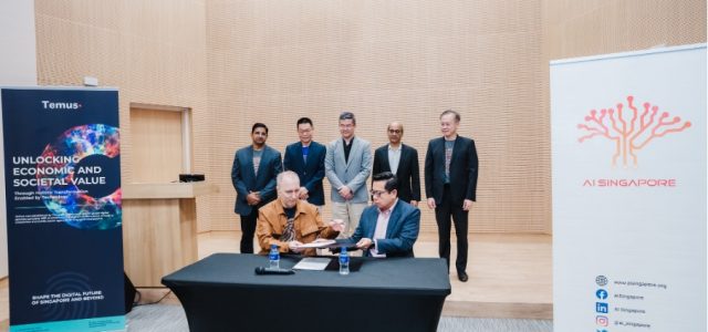 Keeping Singapore firms and workers at the forefront of AI advancements: Temus and AI Singapore sign MOU to accelerate AI innovation and adoption