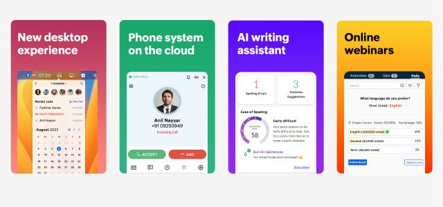 Zoho Launches New Unified Communications Platform and Collaboration Technology for Zoho Workplace
