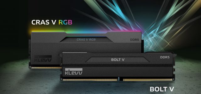 KLEVV Introduces The Latest CRAS V RGB And BOLT V DDR5 Gaming Memory