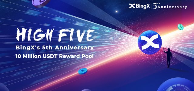 BingX Celebrates 5th Anniversary with 10 Million USDT Reward Pool
