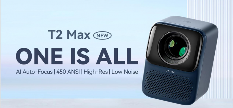 Crowned the Auto-Focus Champion among LCD Projectors, the Wanbo NEW T2 Max Arrives in Magnificent Splendour Following a Comprehensive Upgrade.