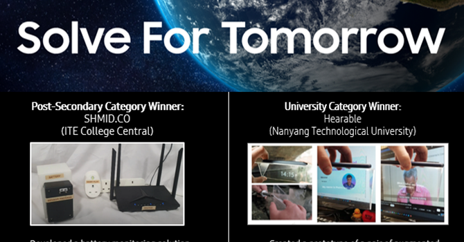 Student-designed AI and AR-powered glasses for hard-of-hearing individuals and IoT-driven battery monitoring system win top accolades in Samsung Solve for Tomorrow Competition