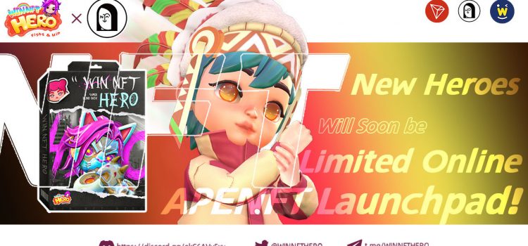 WIN NFT HERO will soon be online APENFT Launchpad, limited release of the new hero mystery box