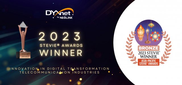 DYXnet’s SASE Solution Wins Bronze Stevie® Award 2023 for Innovation in Digital Transformation