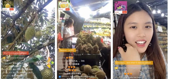 Durian Sales Soar on Shopee Live