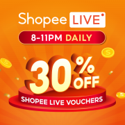 Save 30% on Shopee Live purchases