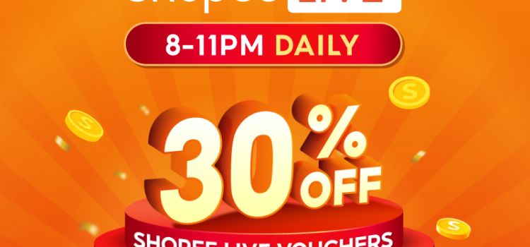 Save 30% on Shopee Live purchases
