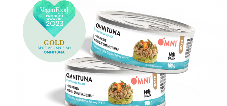 OMNI Tuna Wins Gold Award for Best Vegan Fish in Vegan Food & Living Awards