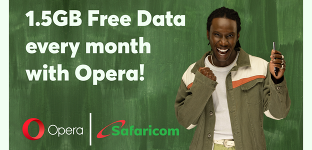Opera now offers up to 1.5GB of data per month for free to Safaricom users in Ethiopia, launching its first free data campaign in the country