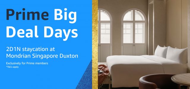Amazon Singapore launches limited “Amazon Big Deal Suite” Staycation Experience for Prime Big Deal Days with the Mondrian Singapore Duxton