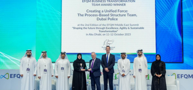 Winners of the EFQM business transformation awards announced at the 2nd Edition Of The EFQM The Middle East Summit “Shaping the Future Through Excellence, Agility and Sustainable Transformation”
