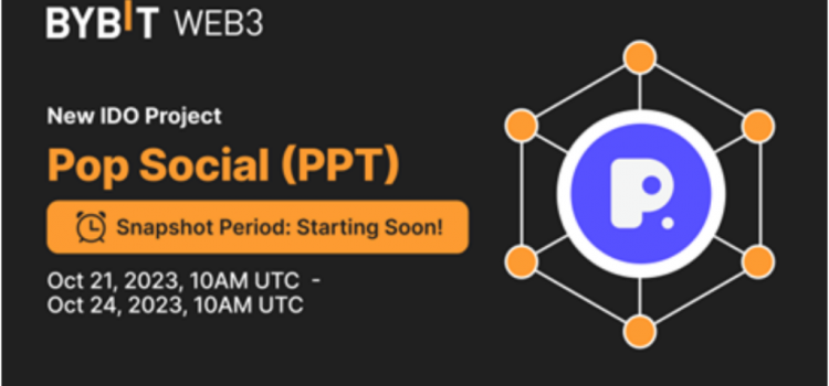 Bybit Web3 IDO Adds Pop Social (PPT) to Its Roster, Enabling Access to the Ultimate Web3 AI Social Experience