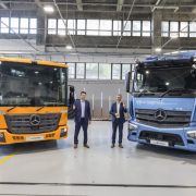 Mercedes-Benz unveils the arrival of the eActros and eEconic all-electric trucks in Hong Kong