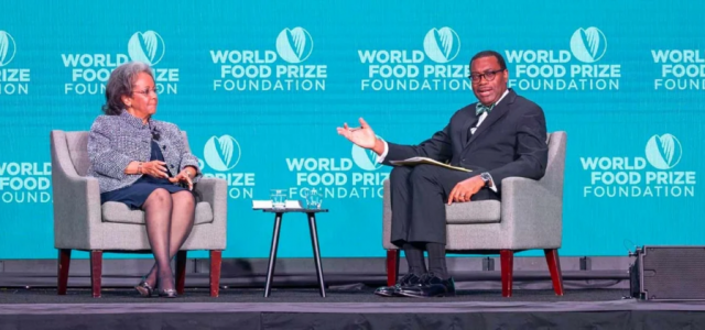 Do not overlook Africa’s trillion-dollar food and agribusiness sector, African Development Bank chief tells investors at World Food Prize Dialogue