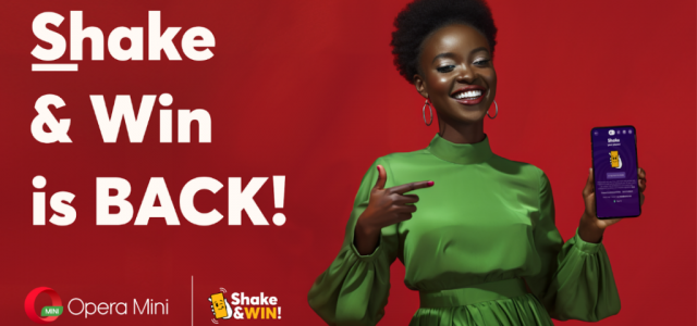 Get rewarded for browsing the web with Opera’s newest “Shake and Win” campaign, featuring over 100,000 prizes